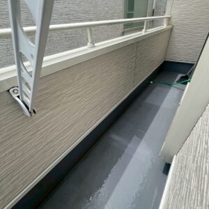 バルコニーも陽当たり良好