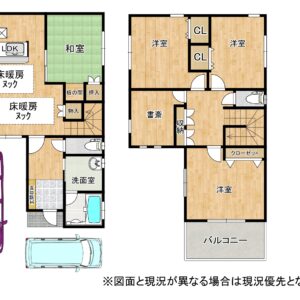 泉大津市虫取町中古戸建 間取り