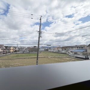 ⑳バルコニーからの眺望です農地があってゆったりしてますよ♪