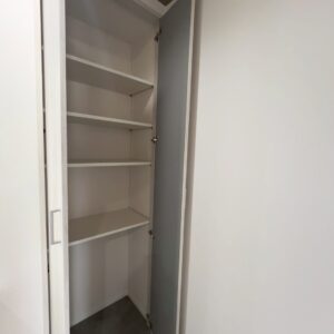 ⑫洗面のクローゼットは嬉しいですね