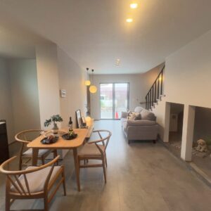 LDKはリビングからキッチンが見えにくい設計にしています