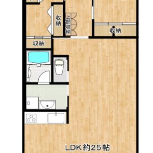 岸和田市下野町コーポラス弐番館 間取り