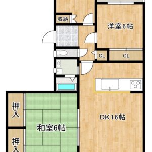 北助松第3次団地10棟 間取り
