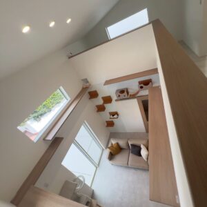 2階から見下ろしたキャットウォーク。。これは猫ちゃんにはたまらない