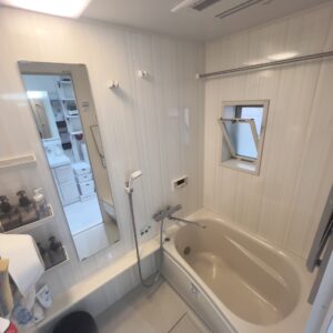 ●団地タイプのお部屋では嬉しい、ゆったり使えるユニットバスを採用しています♪ここの差は大きいですね